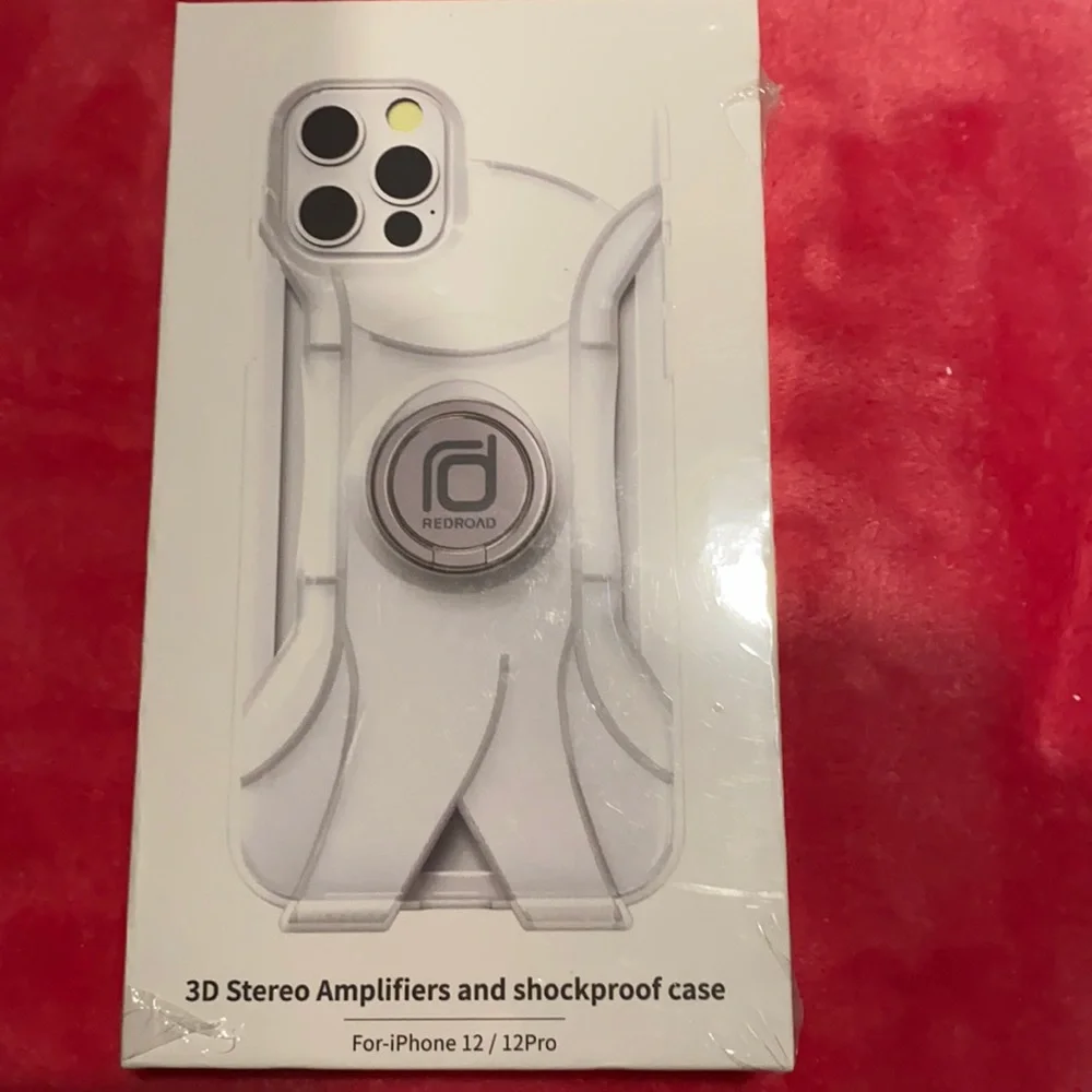 Redroad Shockproof for iPhone 12 Pro Case - 3D Protection Stereo Amplifi…
